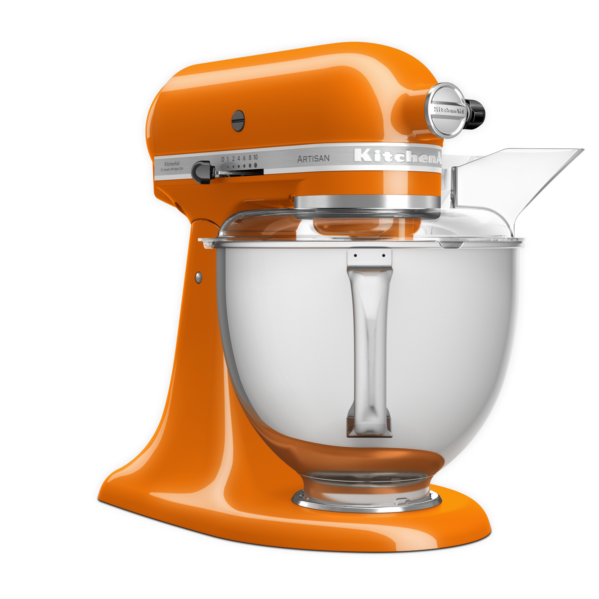 KitchenAid 4,8 L 5KSM175 Artisan Küchenmaschine Allrounderset mit Gemüseschneider+Fleischwolf+Spritzge