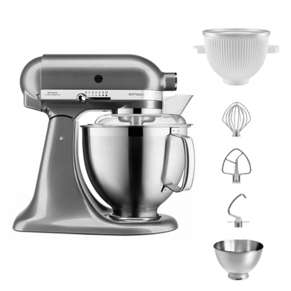 KitchenAid Artisan 5KSM185 Küchenmaschine 4,8 L Eiszubereiter Set