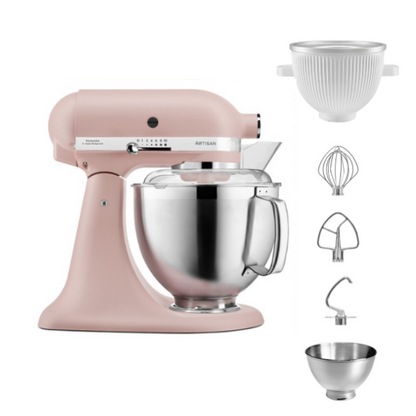 KitchenAid Artisan 5KSM185 Küchenmaschine 4,8 L Eiszubereiter Set