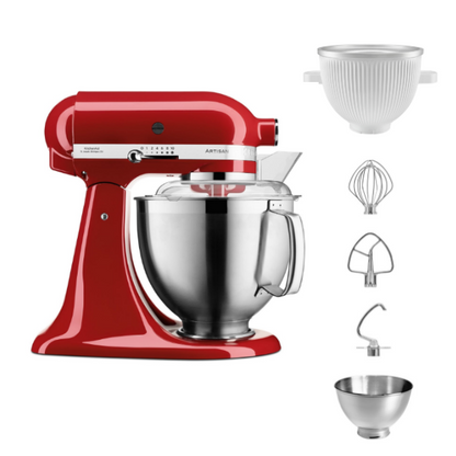 KitchenAid Artisan 5KSM185 Küchenmaschine 4,8 L Eiszubereiter Set